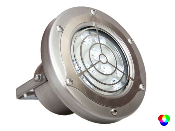 Lake LED 9 диодов, 30°, 11Вт, 12/24V.DC-RGB