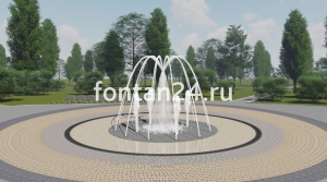Фонтан для парка "Гармония" ø=3 м